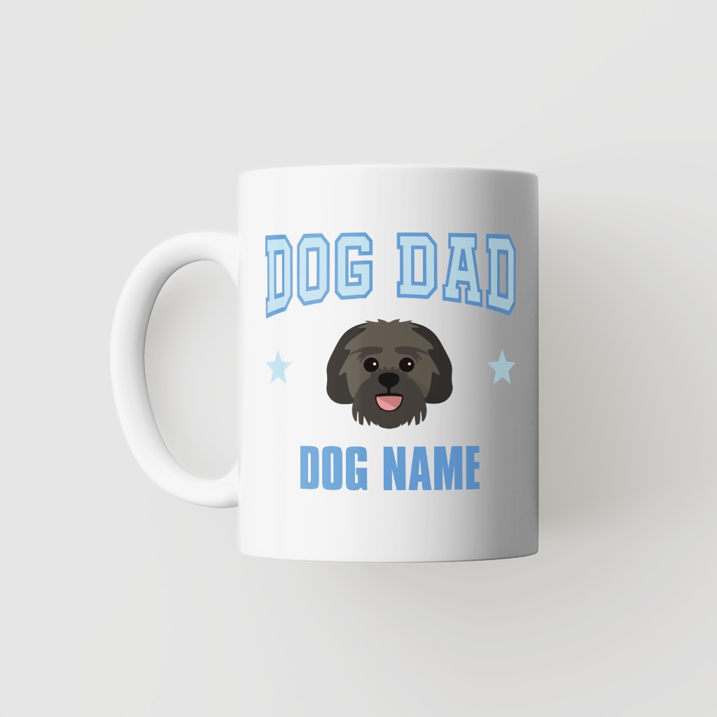Dog Dad: Personalized {breedFullName} Mug