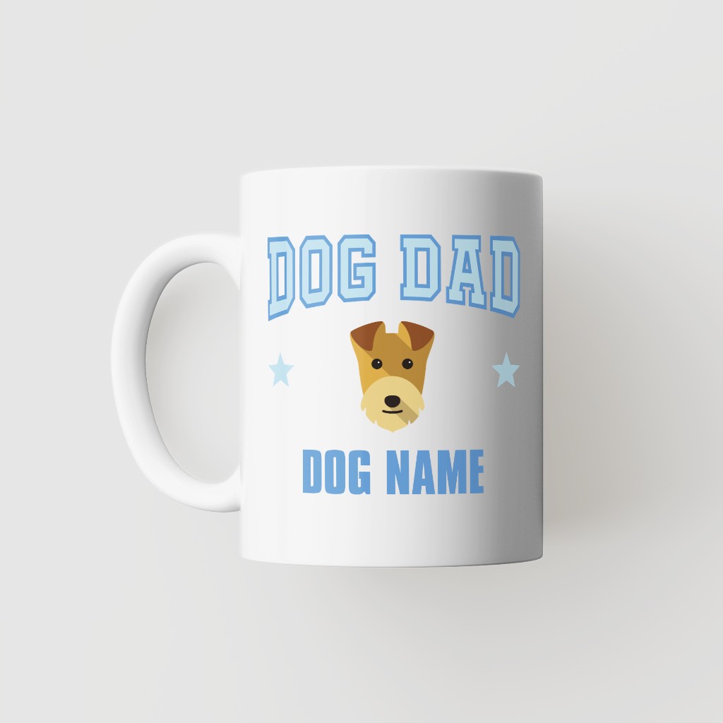 Dog Dad: Personalized {breedFullName} Mug