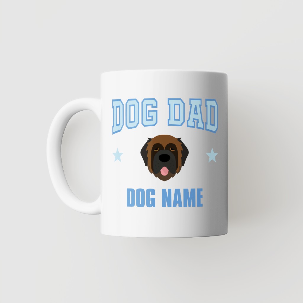 Dog Dad: Personalized {breedFullName} Mug
