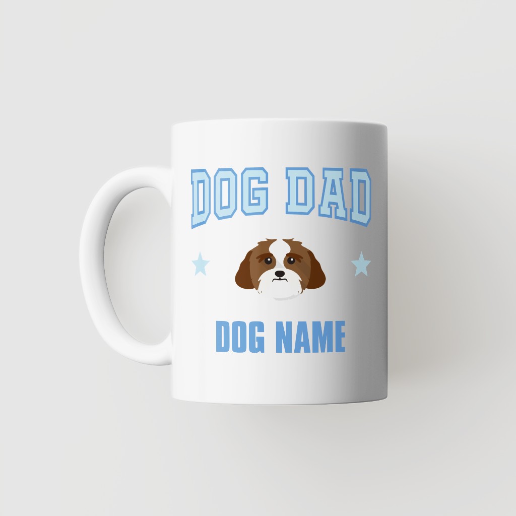 Dog Dad: Personalized {breedFullName} Mug