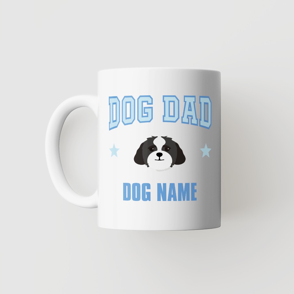 Dog Dad: Personalized {breedFullName} Mug