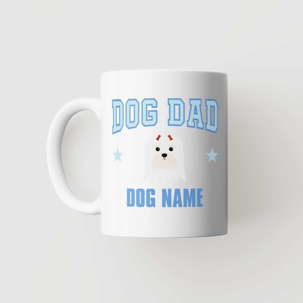 Dog Dad: Personalized {breedFullName} Mug