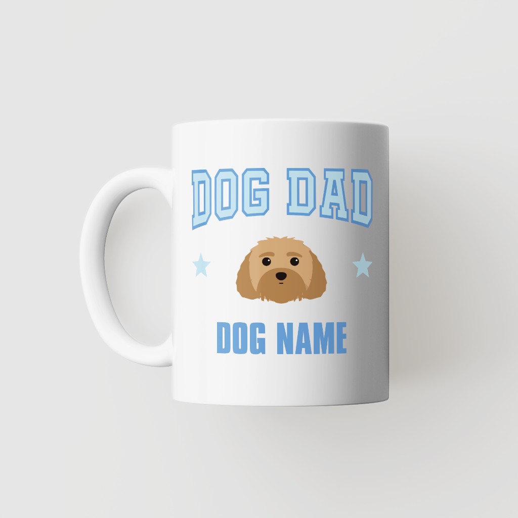 Dog Dad: Personalized {breedFullName} Mug