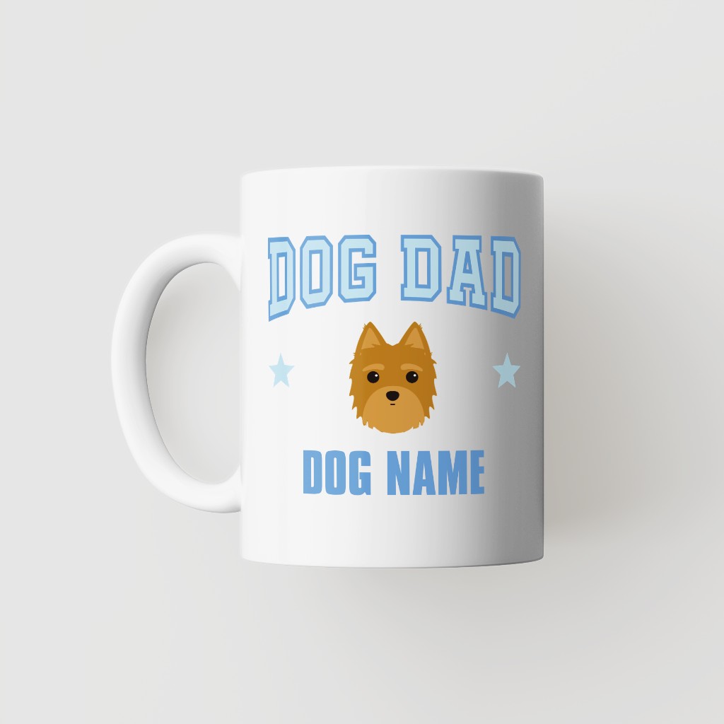 Dog Dad: Personalized {breedFullName} Mug