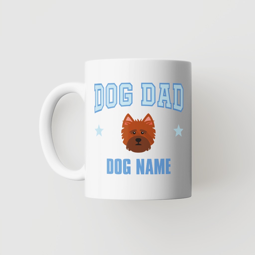 Dog Dad: Personalized {breedFullName} Mug