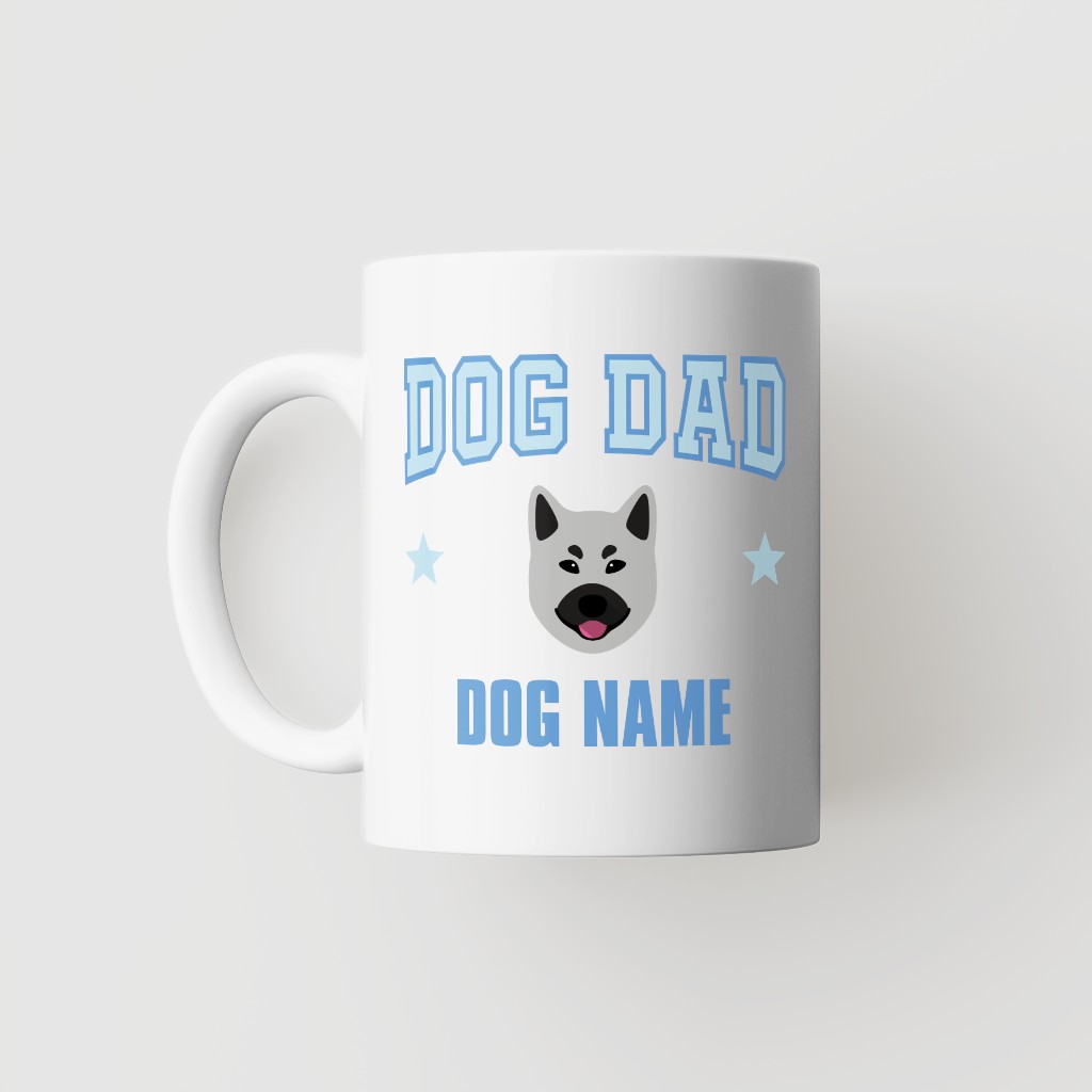 Dog Dad: Personalized {breedFullName} Mug