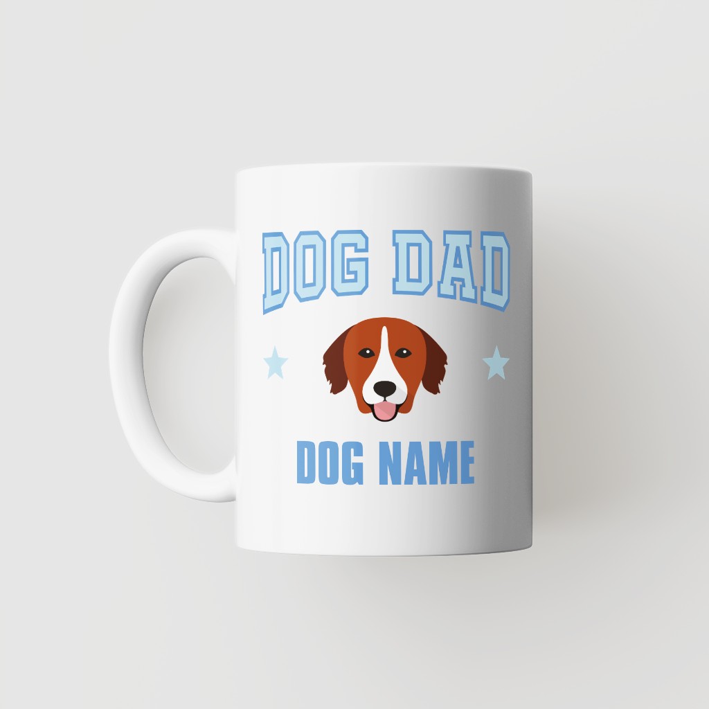 Dog Dad: Personalized {breedFullName} Mug