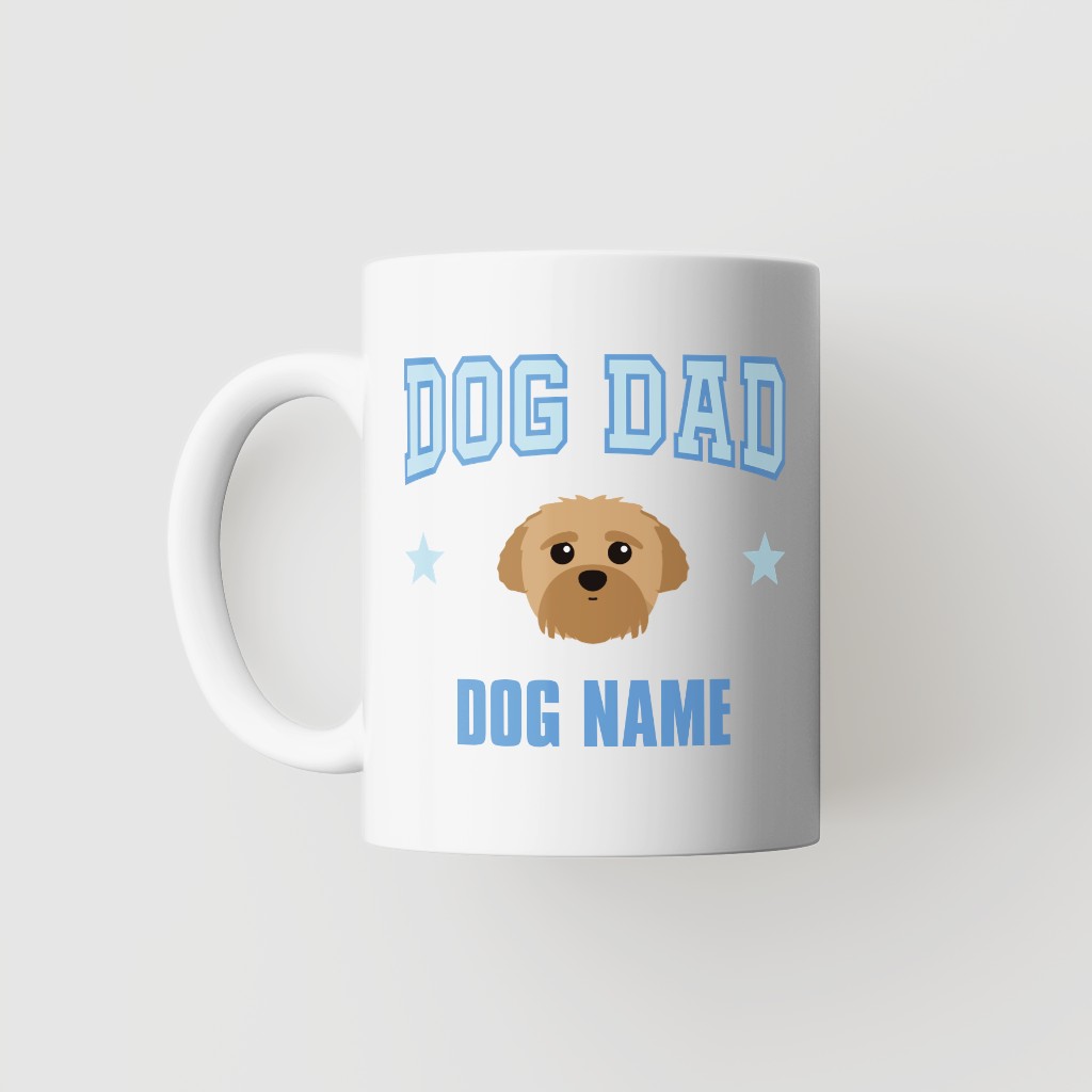 Dog Dad: Personalized {breedFullName} Mug