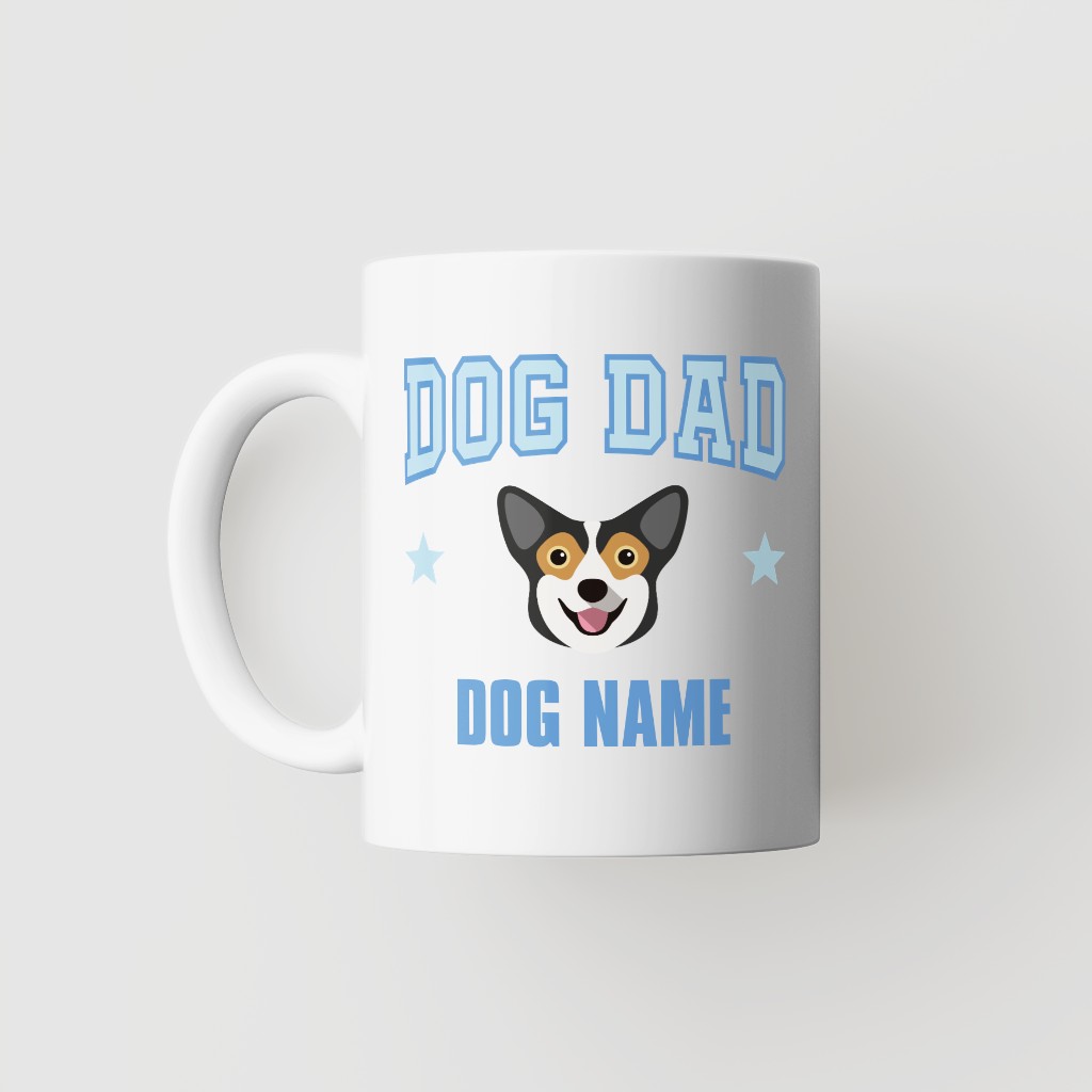 Dog Dad: Personalized {breedFullName} Mug