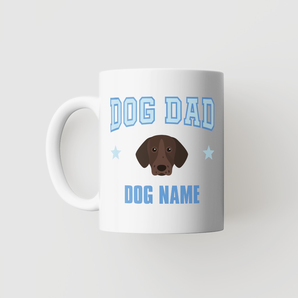 Dog Dad: Personalized {breedFullName} Mug