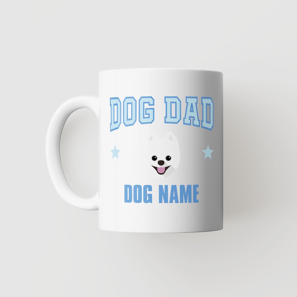 Dog Dad: Personalized {breedFullName} Mug