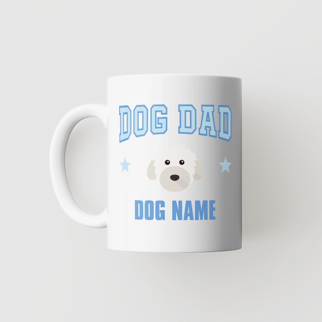 Dog Dad: Personalized {breedFullName} Mug