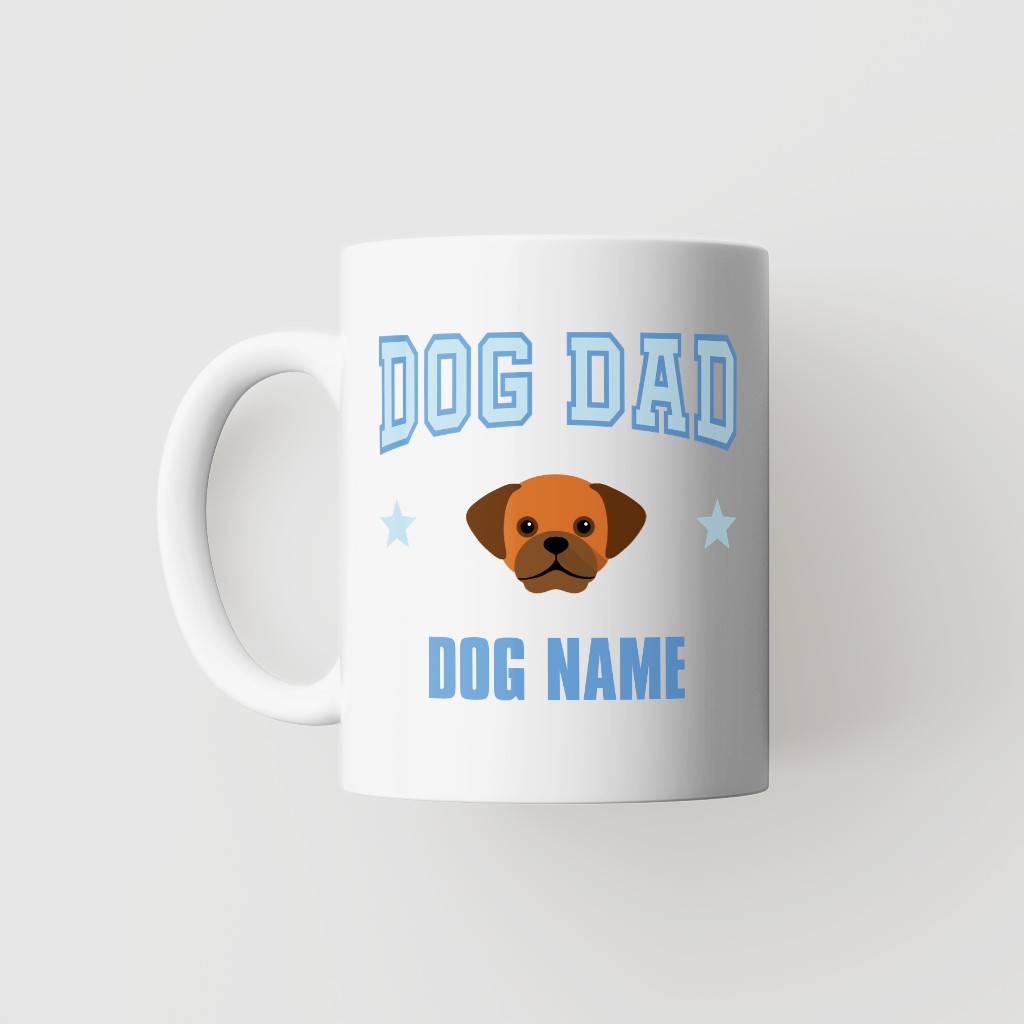 Dog Dad: Personalized {breedFullName} Mug