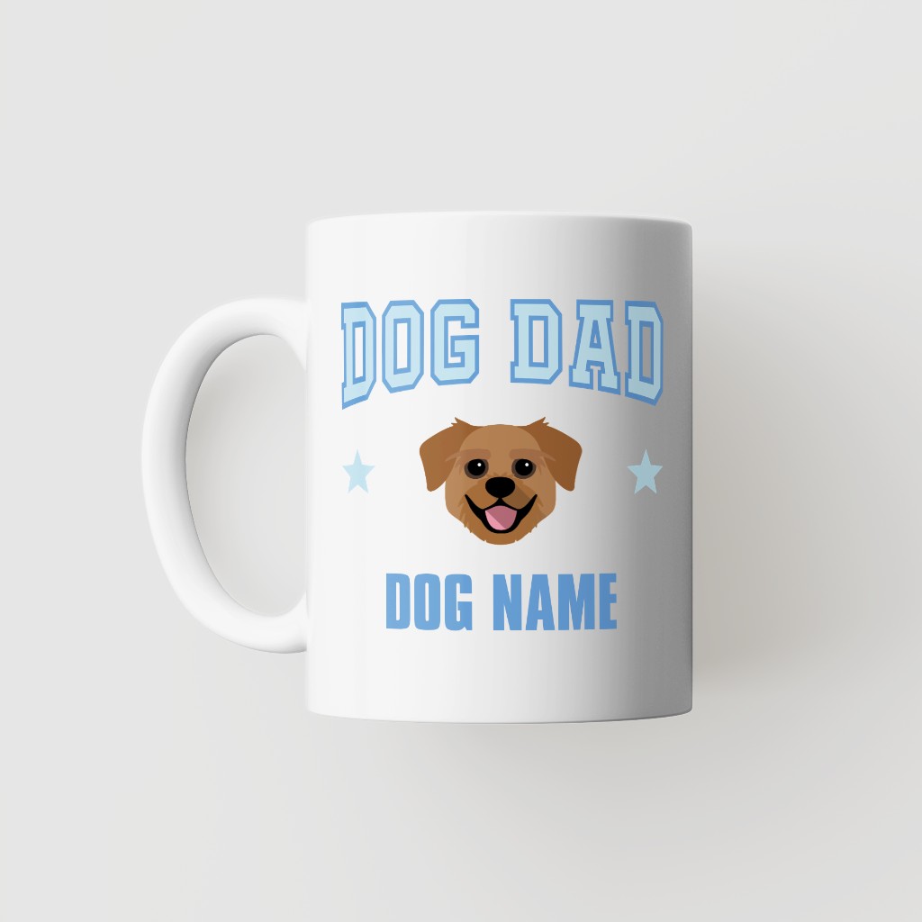 Dog Dad: Personalized {breedFullName} Mug