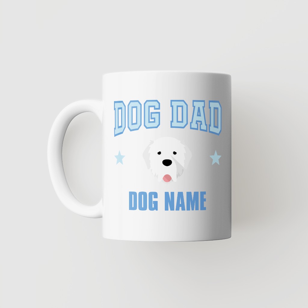 Dog Dad: Personalized {breedFullName} Mug
