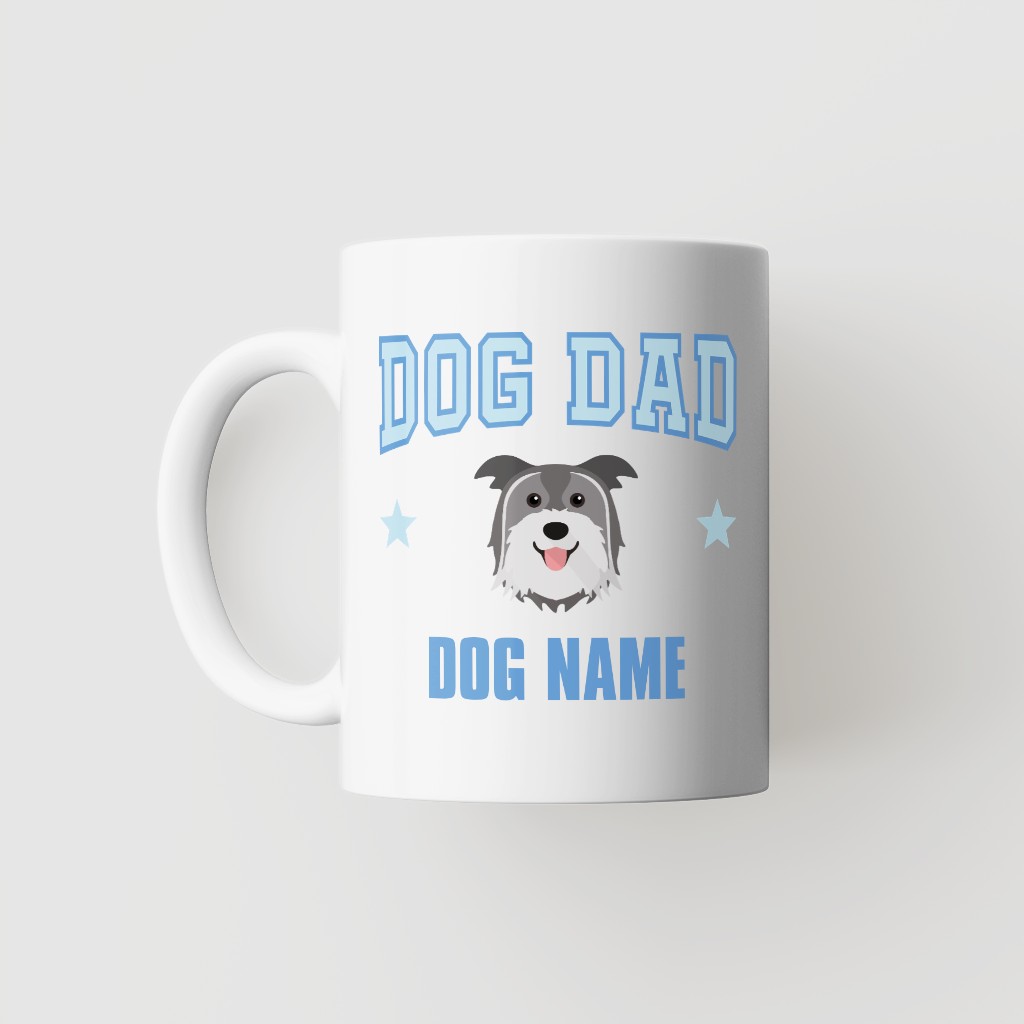 Dog Dad: Personalized {breedFullName} Mug