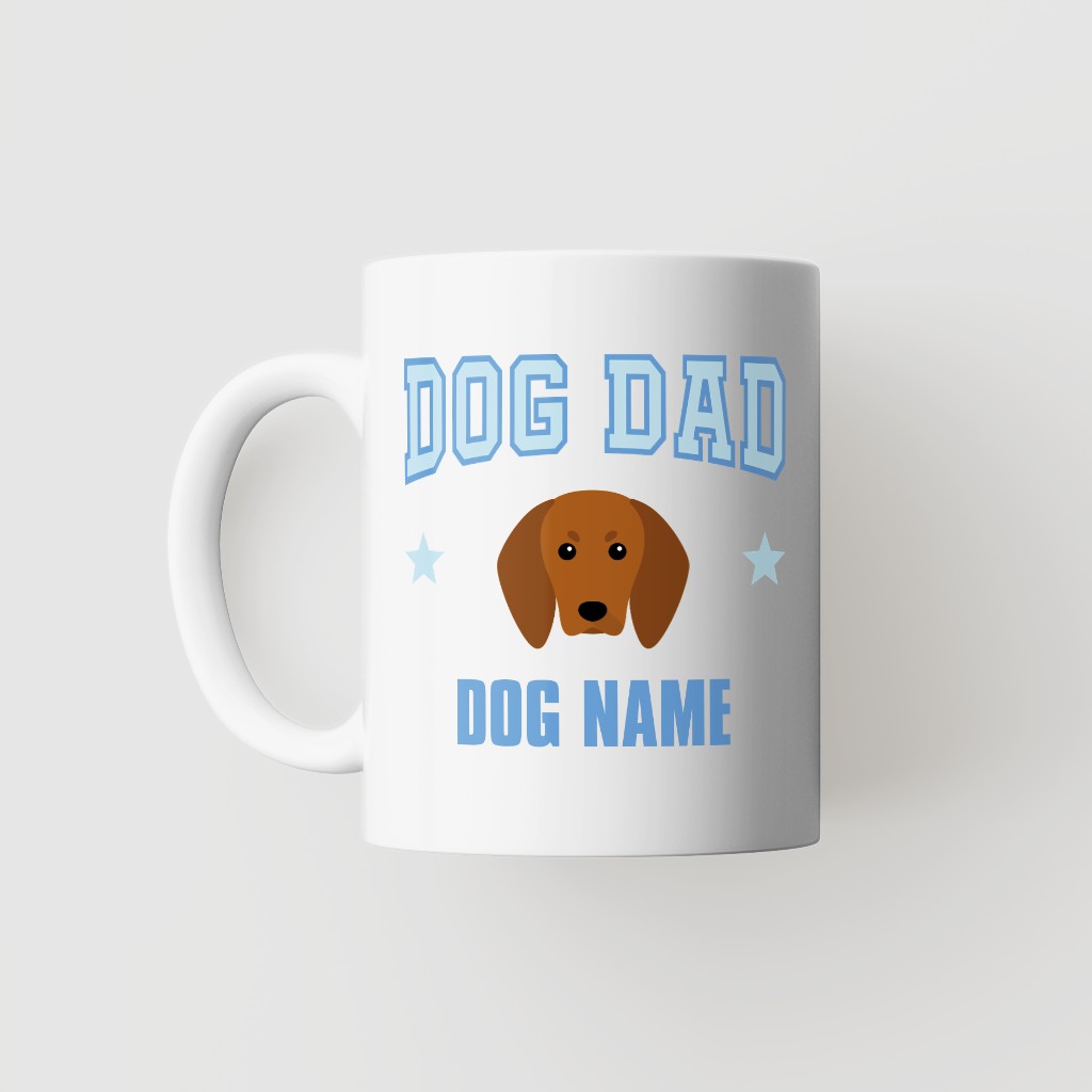 Dog Dad: Personalized {breedFullName} Mug