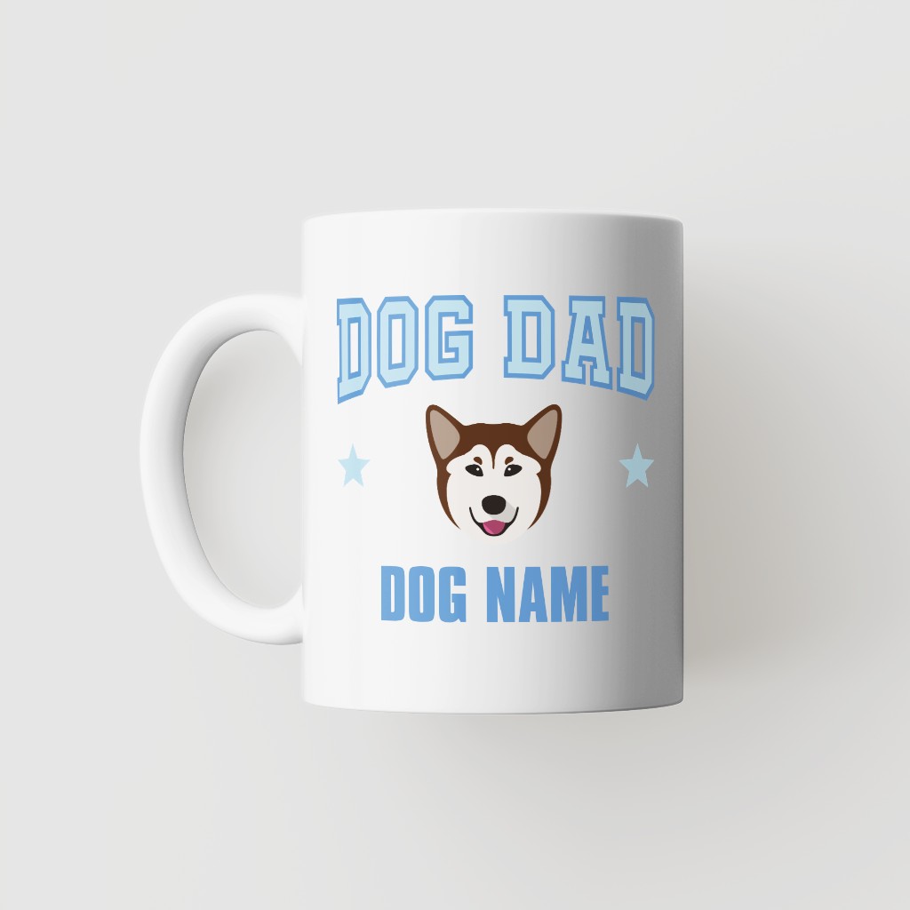 Dog Dad: Personalized {breedFullName} Mug