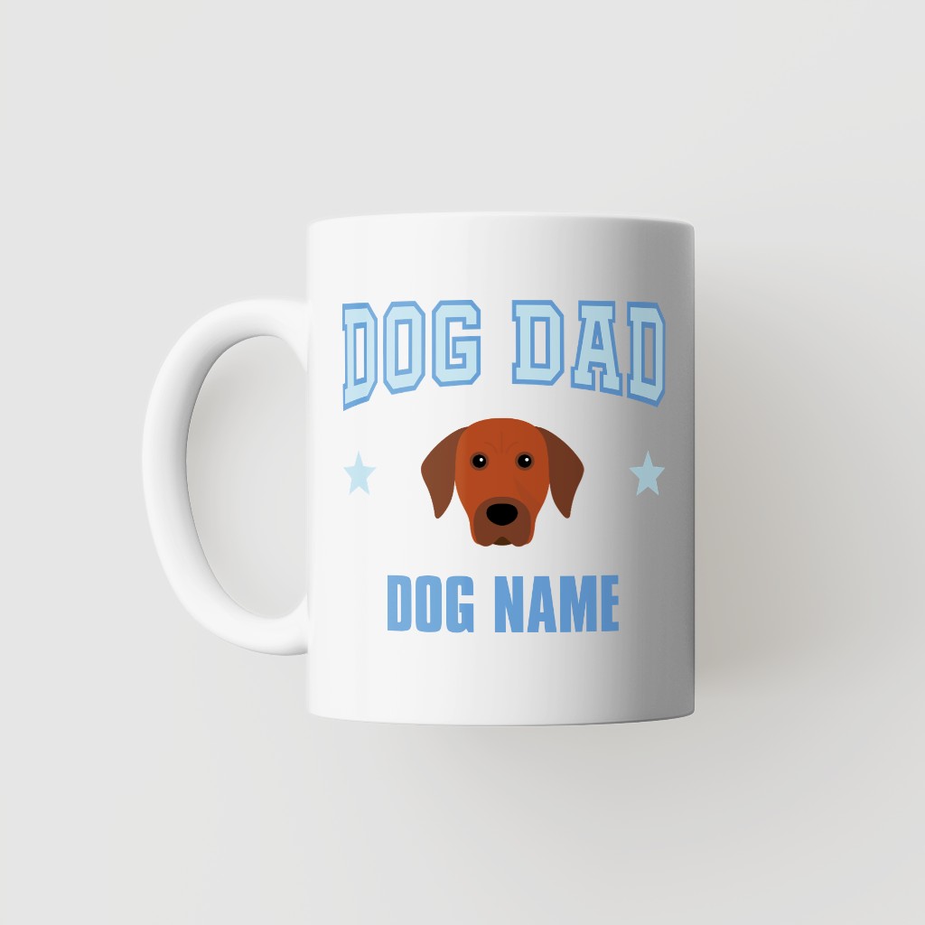 Dog Dad: Personalized {breedFullName} Mug