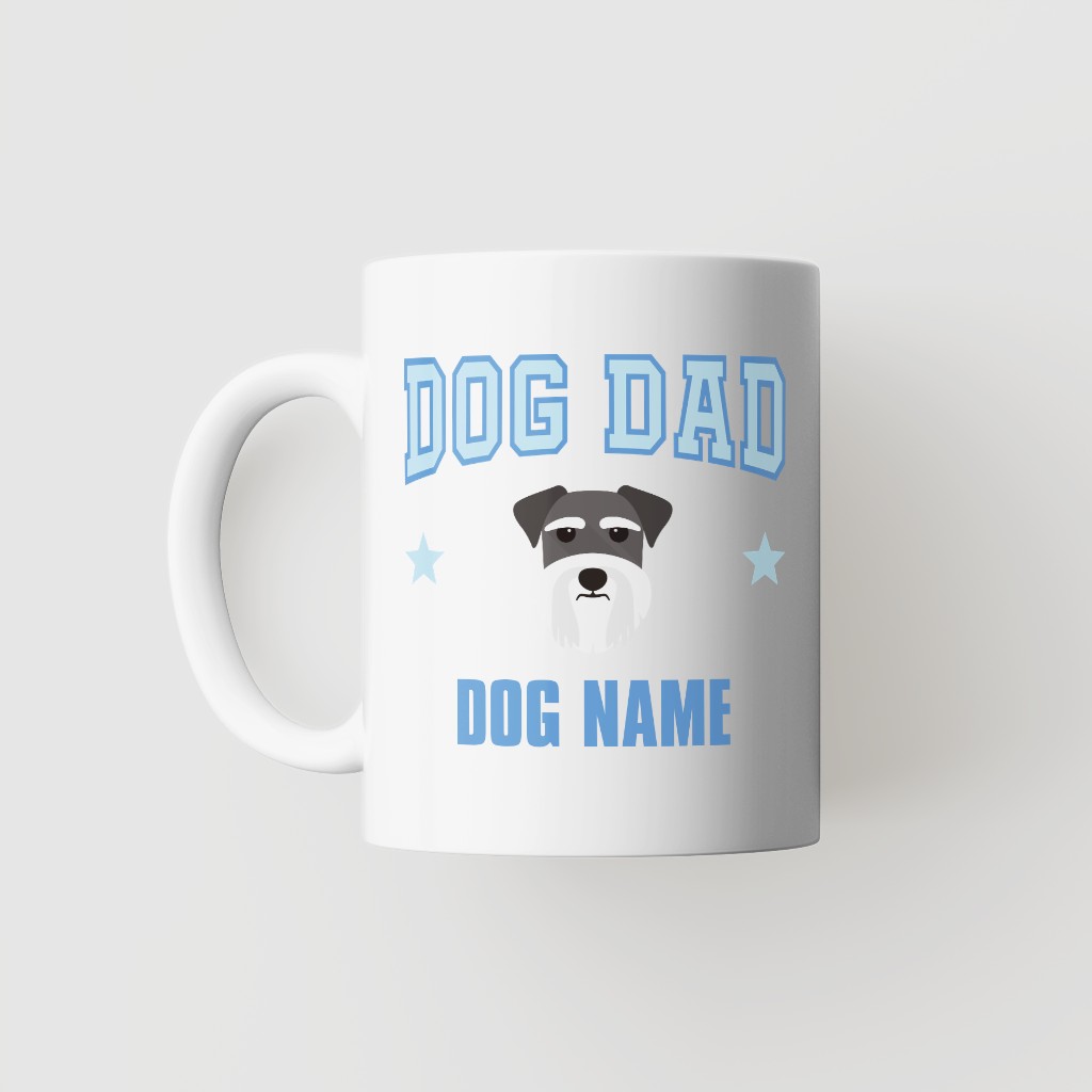 Dog Dad: Personalized {breedFullName} Mug