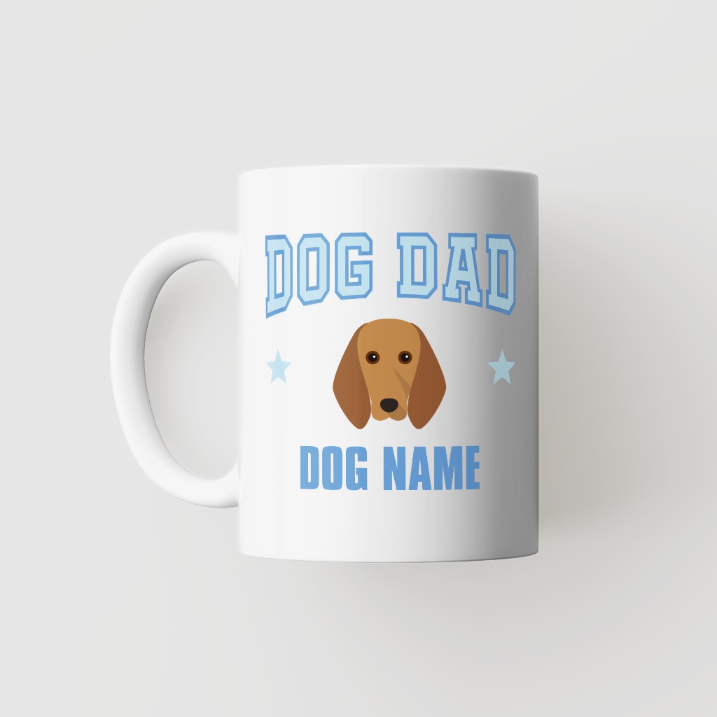 Dog Dad: Personalized {breedFullName} Mug