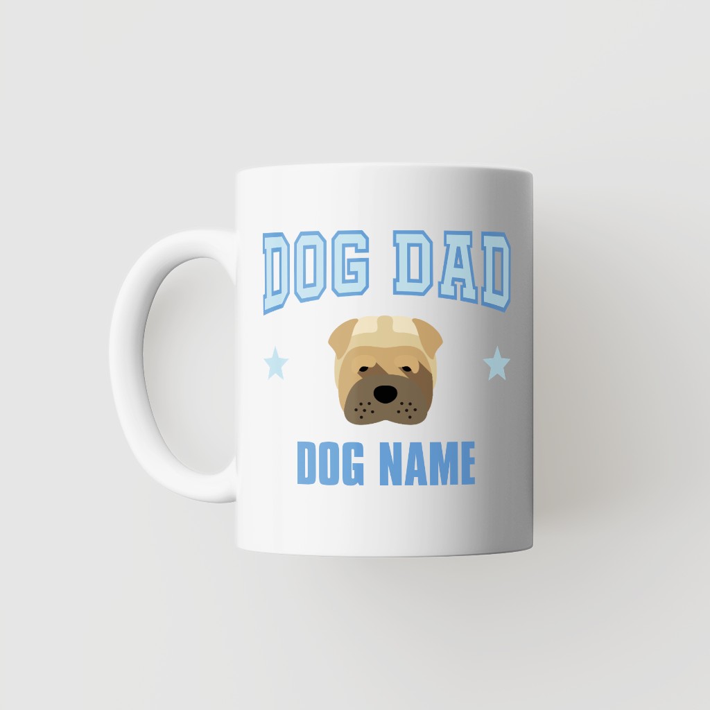 Dog Dad: Personalized {breedFullName} Mug