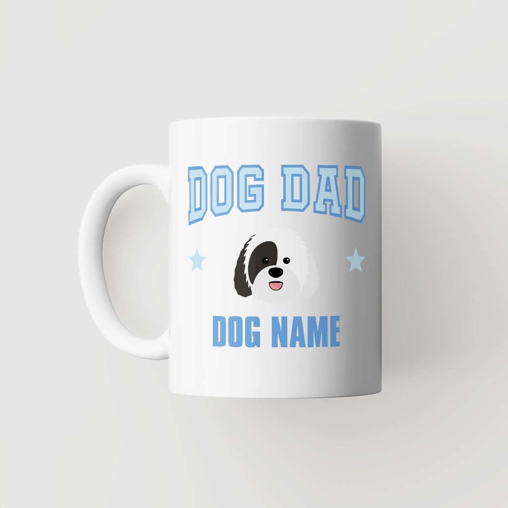 Dog Dad: Personalized {breedFullName} Mug
