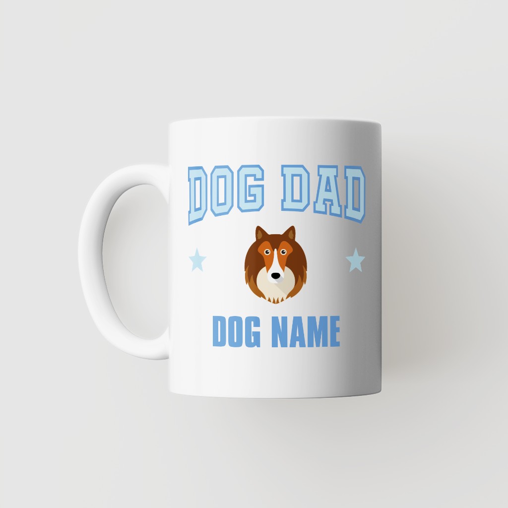 Dog Dad: Personalized {breedFullName} Mug