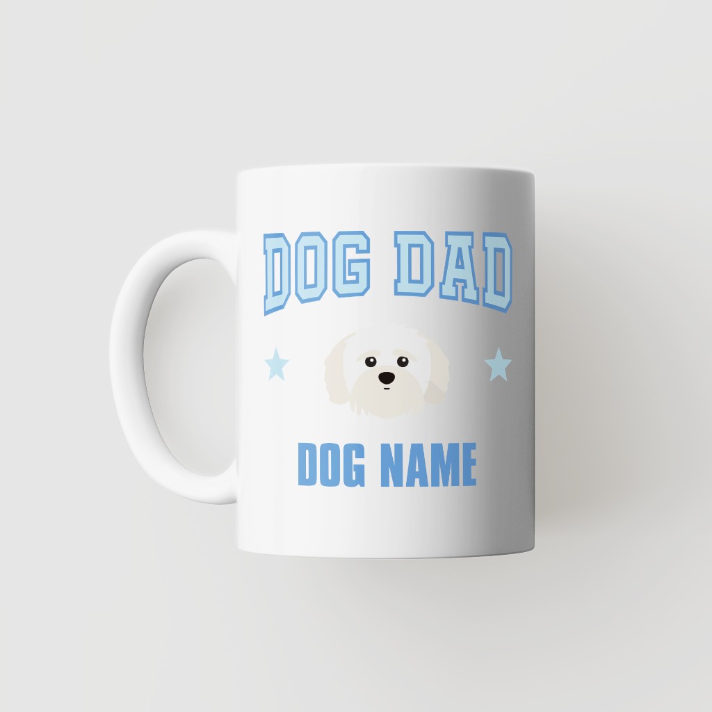 Dog Dad: Personalized {breedFullName} Mug
