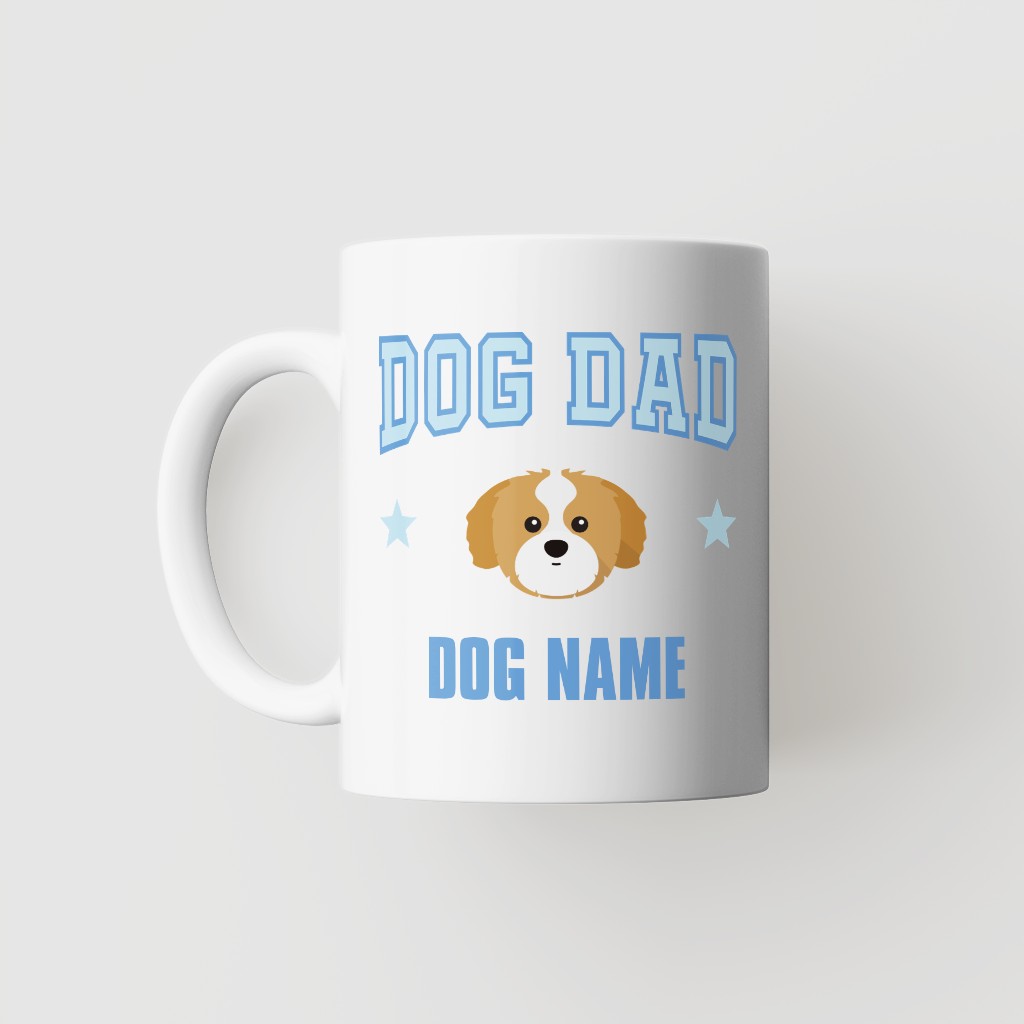 Dog Dad: Personalized {breedFullName} Mug