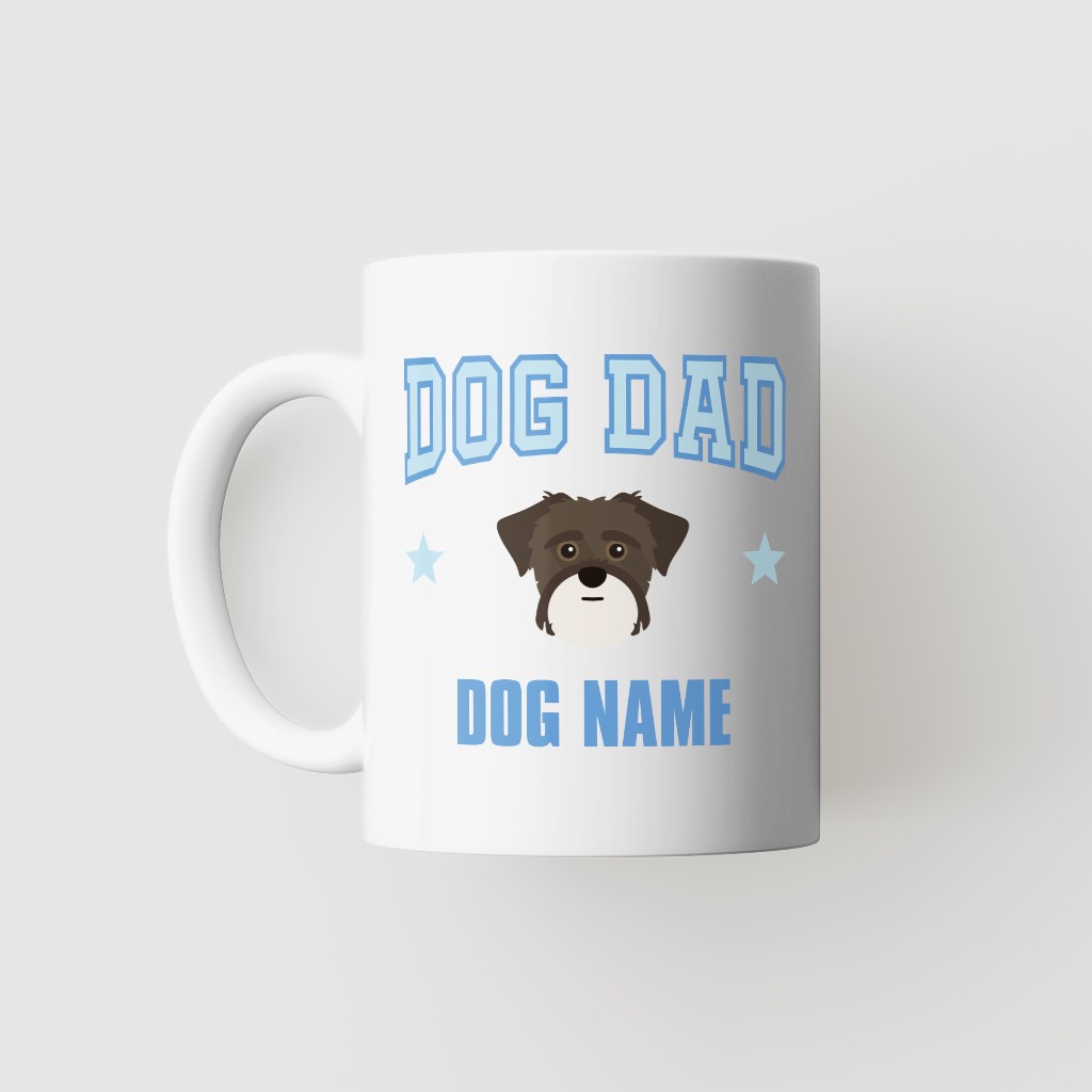 Dog Dad: Personalized {breedFullName} Mug