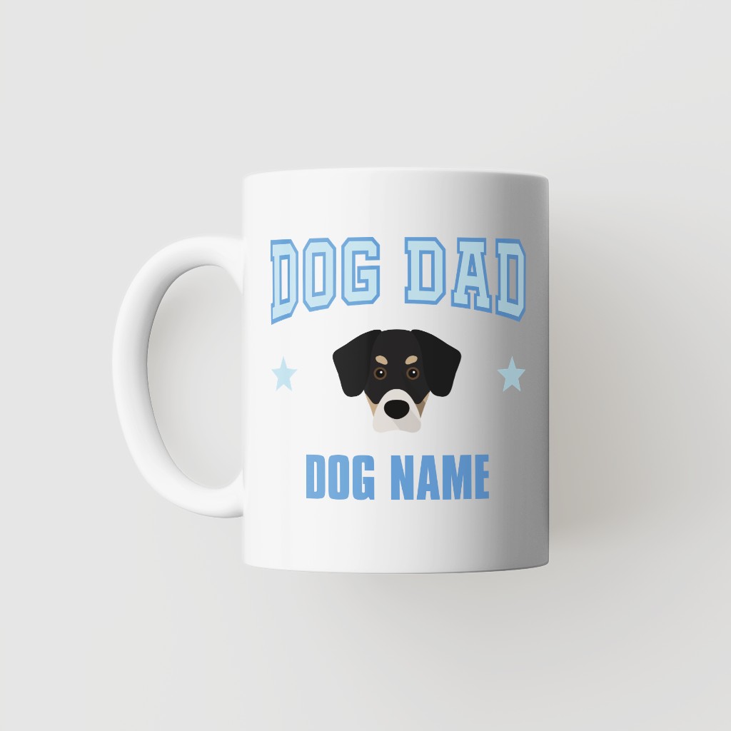 Dog Dad: Personalized {breedFullName} Mug