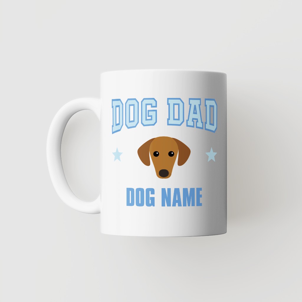 Dog Dad: Personalized {breedFullName} Mug