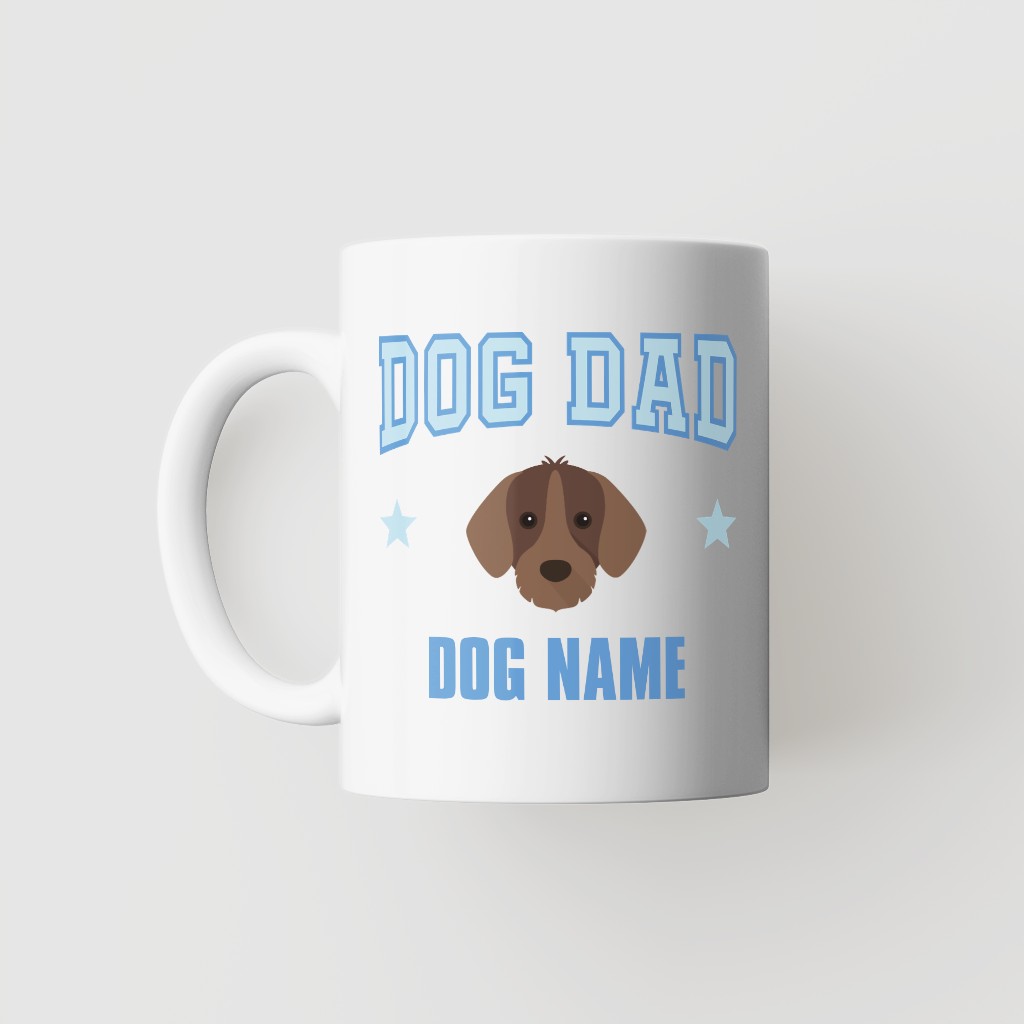 Dog Dad: Personalized {breedFullName} Mug