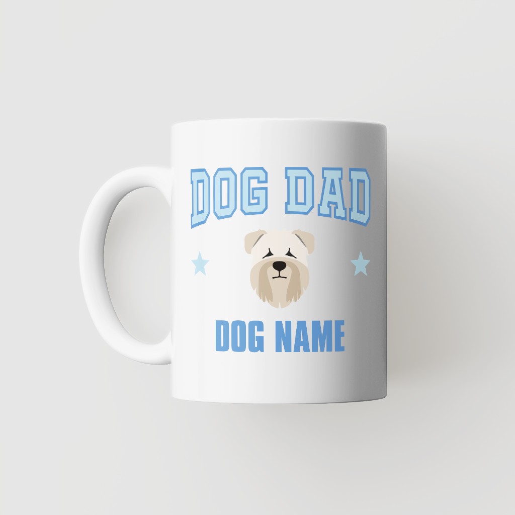 Dog Dad: Personalized {breedFullName} Mug