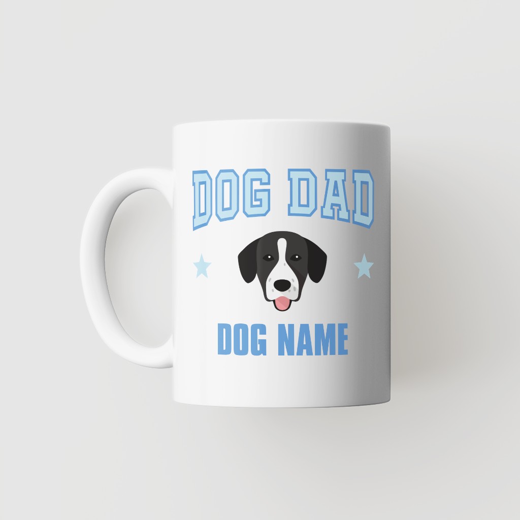 Dog Dad: Personalized {breedFullName} Mug