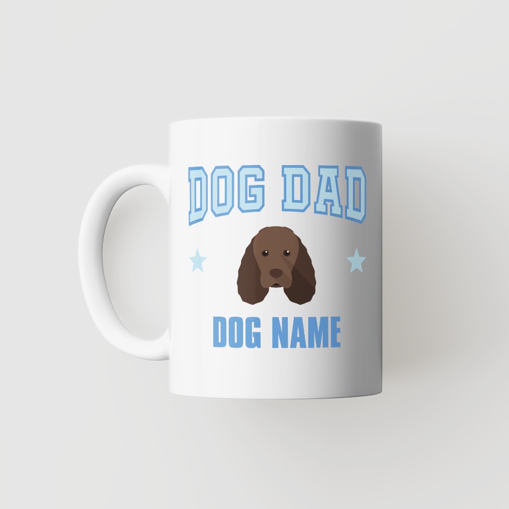 Dog Dad: Personalized {breedFullName} Mug