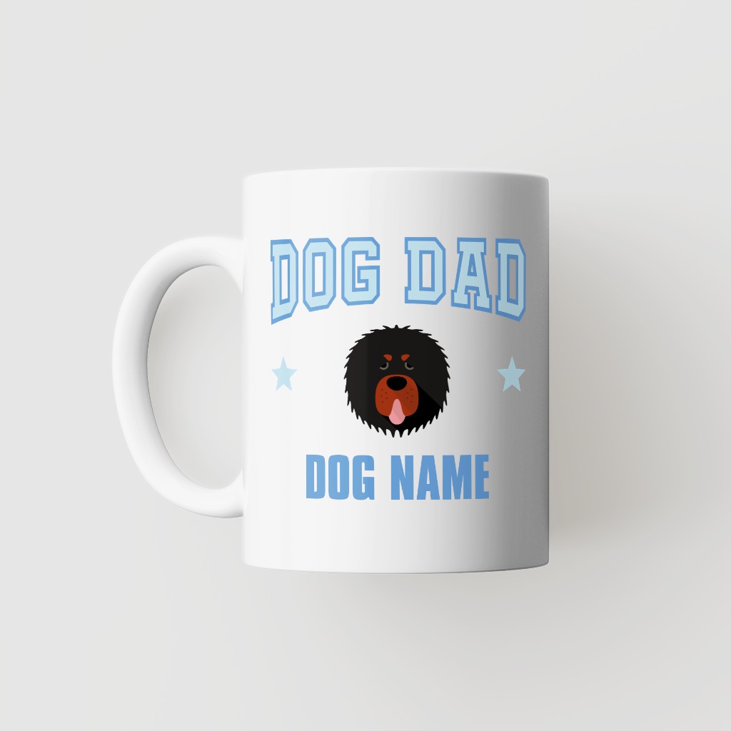 Dog Dad: Personalized {breedFullName} Mug