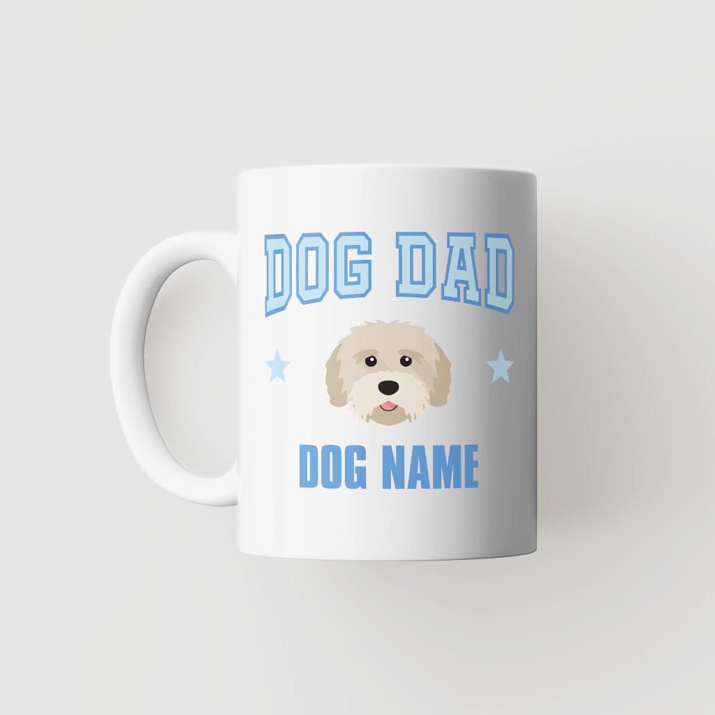 Dog Dad: Personalized {breedFullName} Mug