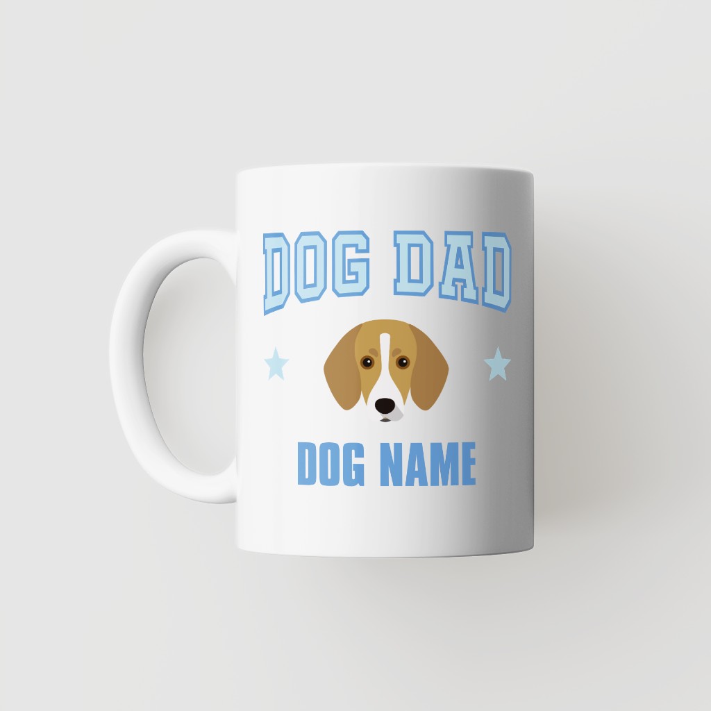 Dog Dad: Personalized {breedFullName} Mug