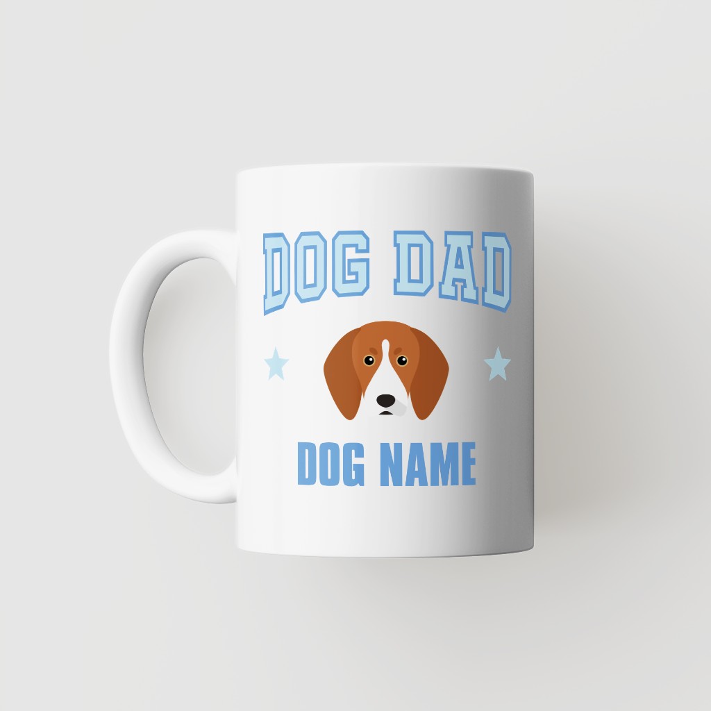 Dog Dad: Personalized {breedFullName} Mug
