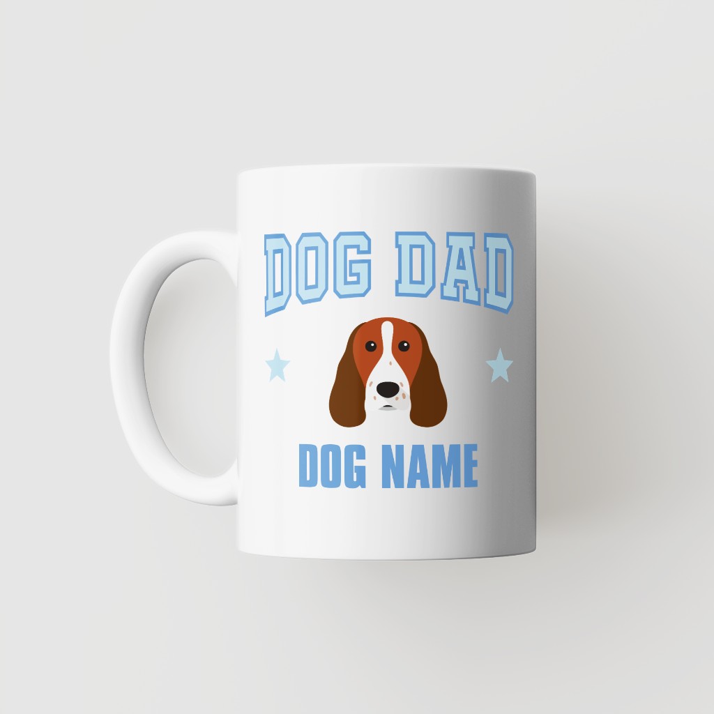 Dog Dad: Personalized {breedFullName} Mug