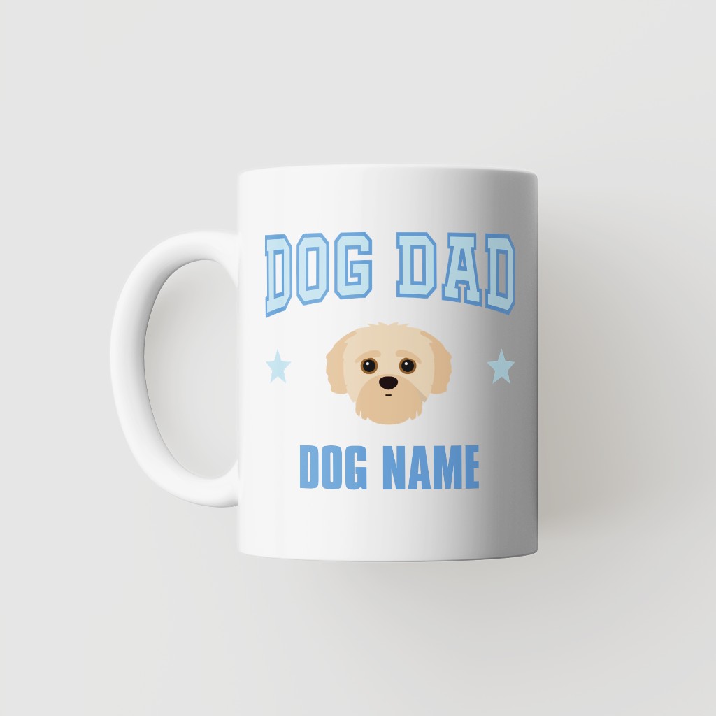 Dog Dad: Personalized {breedFullName} Mug