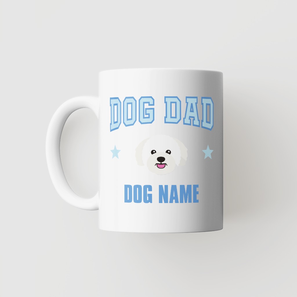 Dog Dad: Personalized {breedFullName} Mug