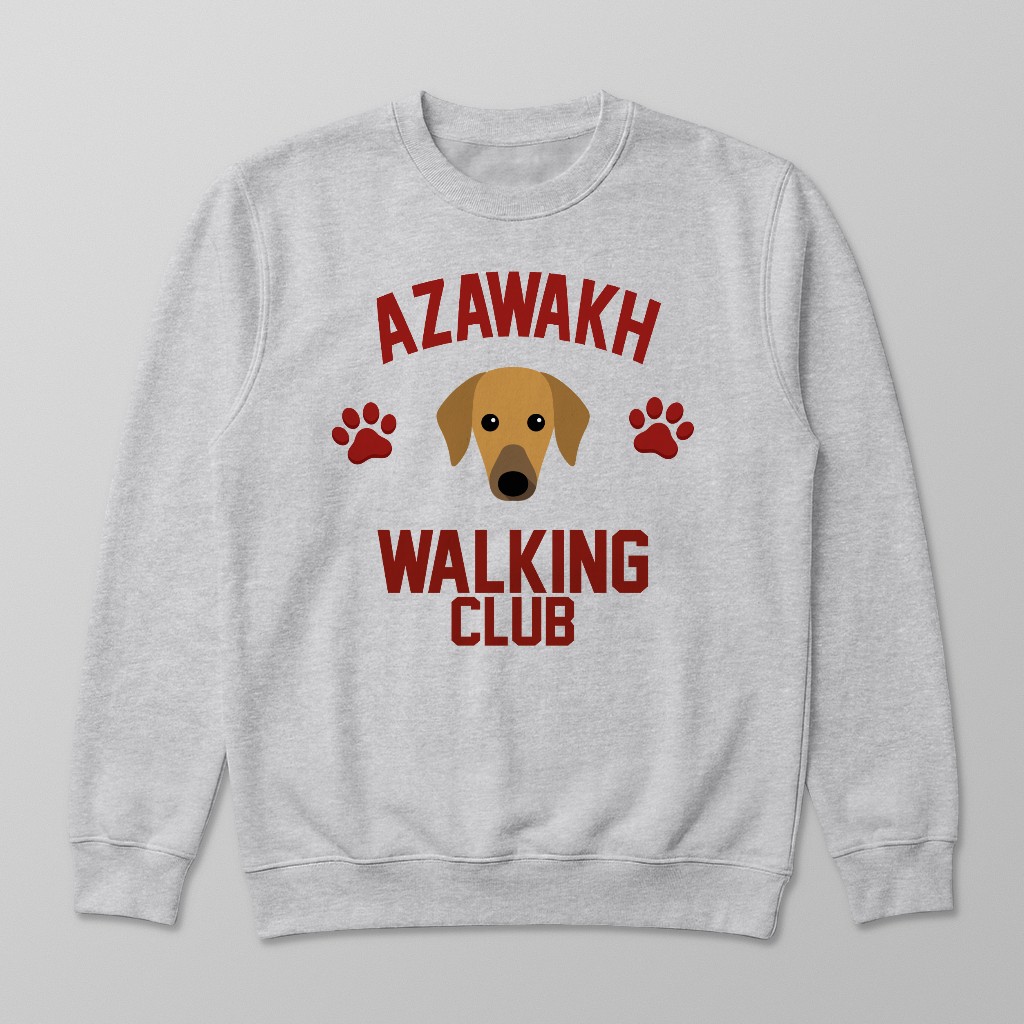 Walking Club: Personalized {breedFullName} Sweatshirt