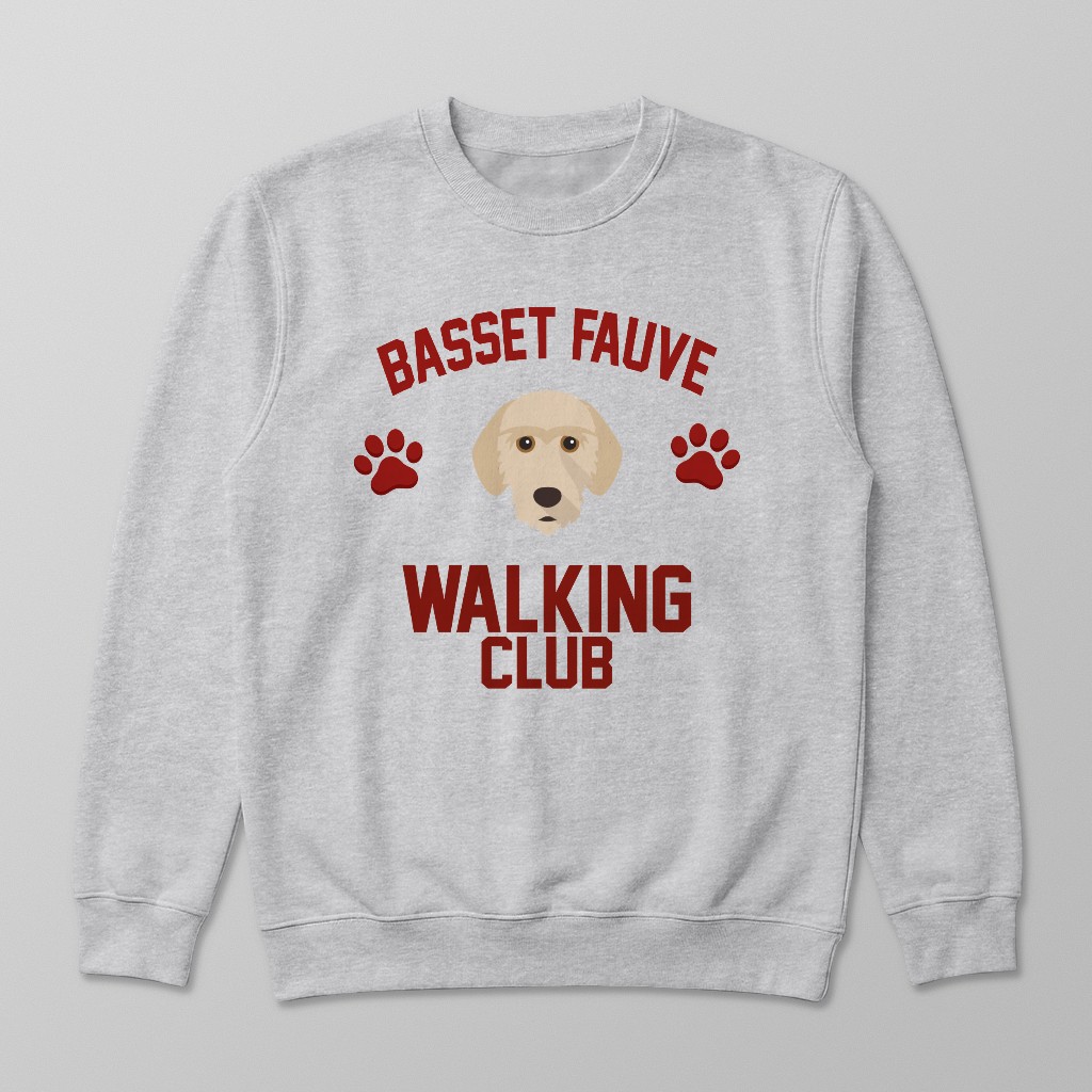 Walking Club: Personalized {breedFullName} Sweatshirt