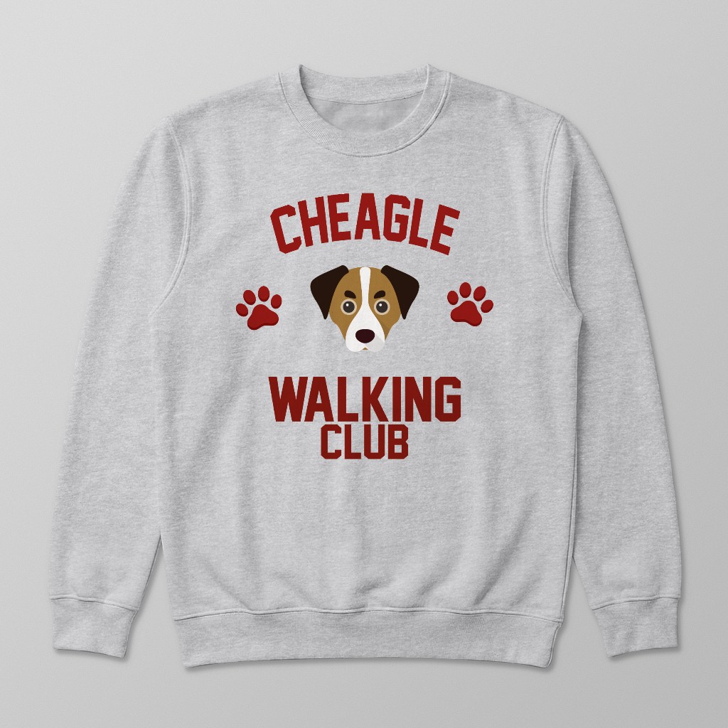 Walking Club: Personalized {breedFullName} Sweatshirt