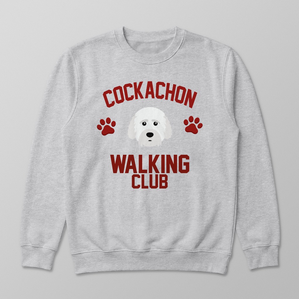 Walking Club: Personalized {breedFullName} Sweatshirt