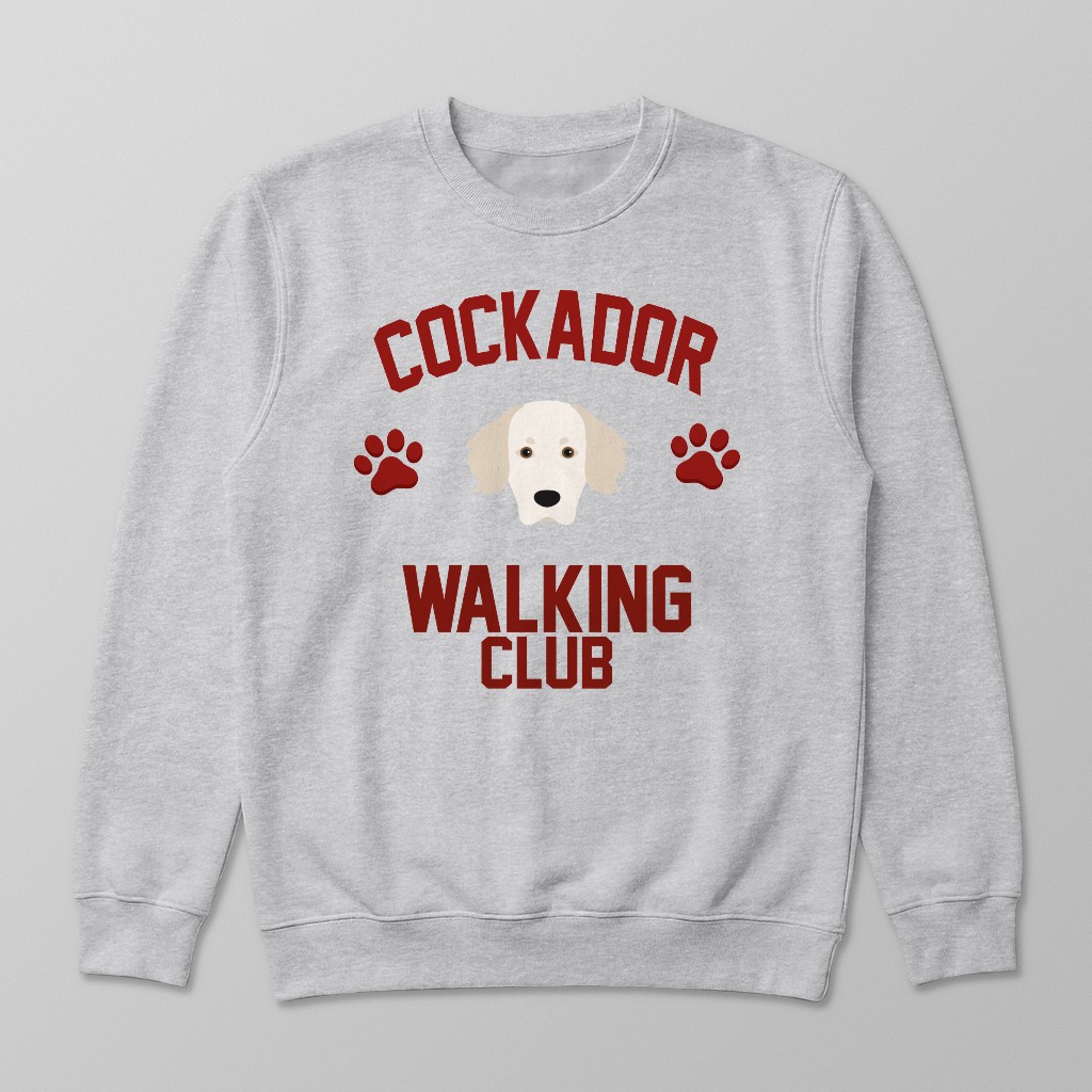 Walking Club: Personalized {breedFullName} Sweatshirt