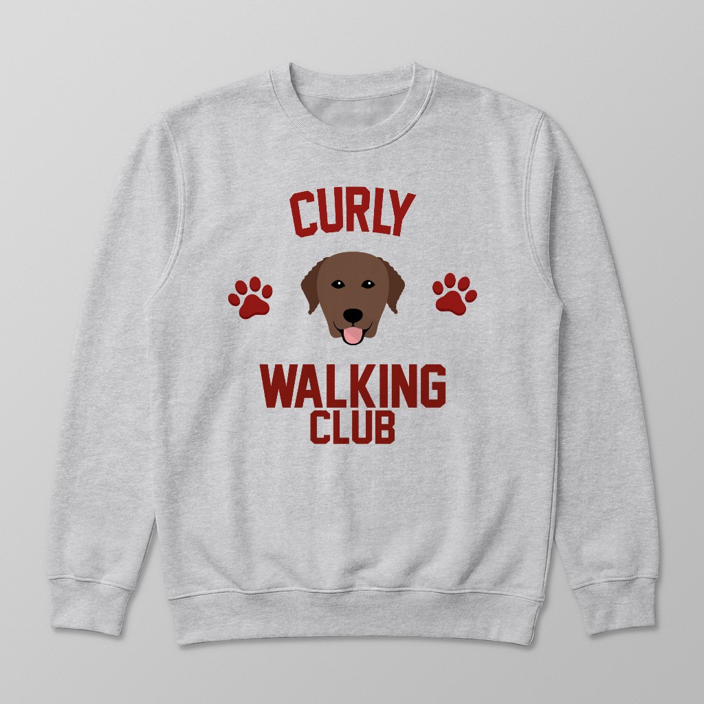 Walking Club: Personalized {breedFullName} Sweatshirt